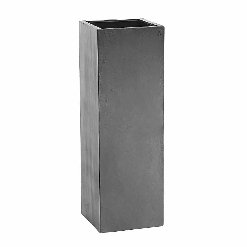 Pflanzsäule Hoch 30x87 cm Schiefer Schwarz Indoor PYLO 87 Anthrazit - CLIMAQUA