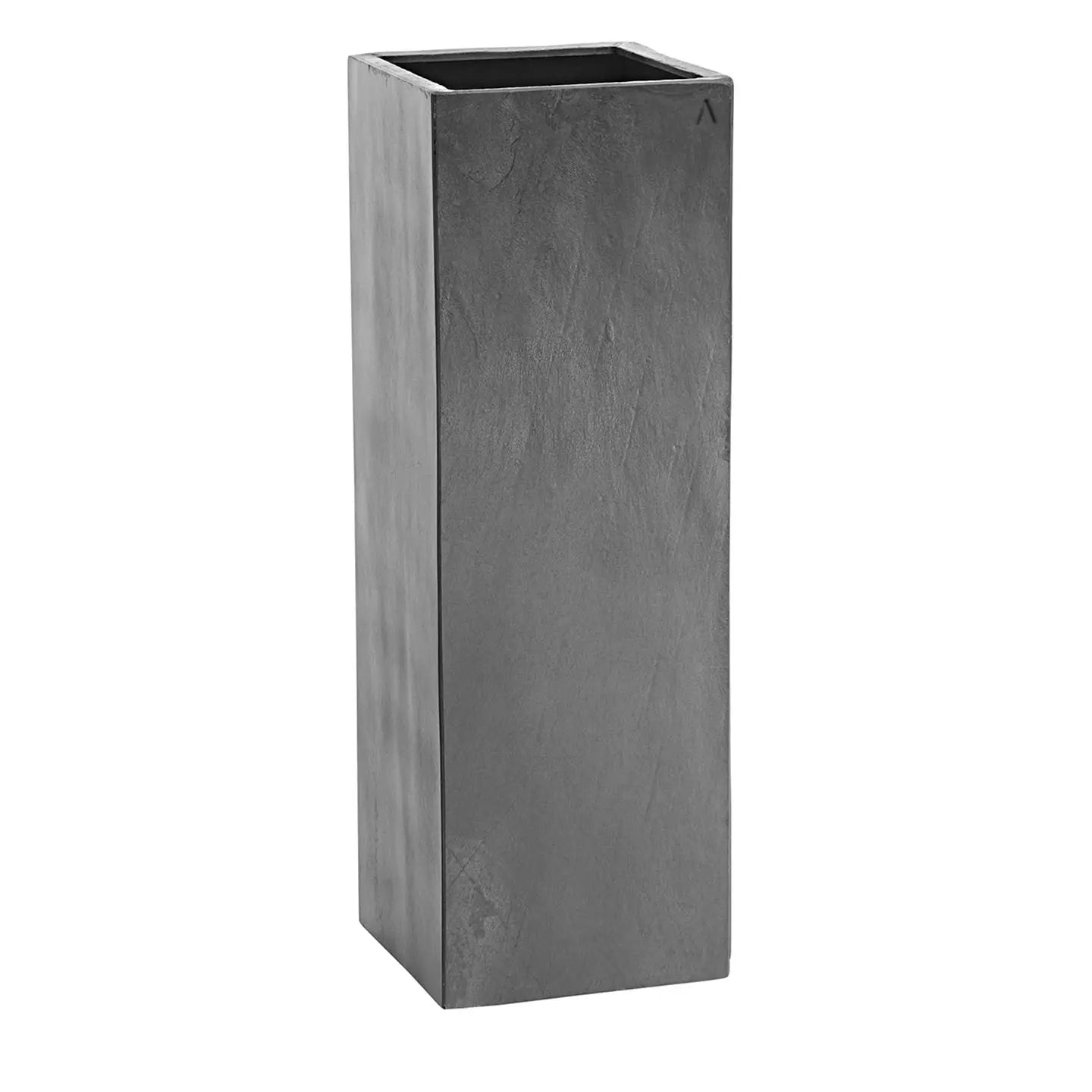 Pflanzsäule Hoch 30x87 cm Schiefer Schwarz Indoor PYLO 87 Anthrazit - CLIMAQUA