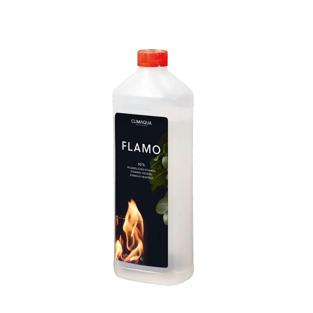 Premium Ethanol für dekorative Feuerstellen FLAMO 1L - CLIMAQUA