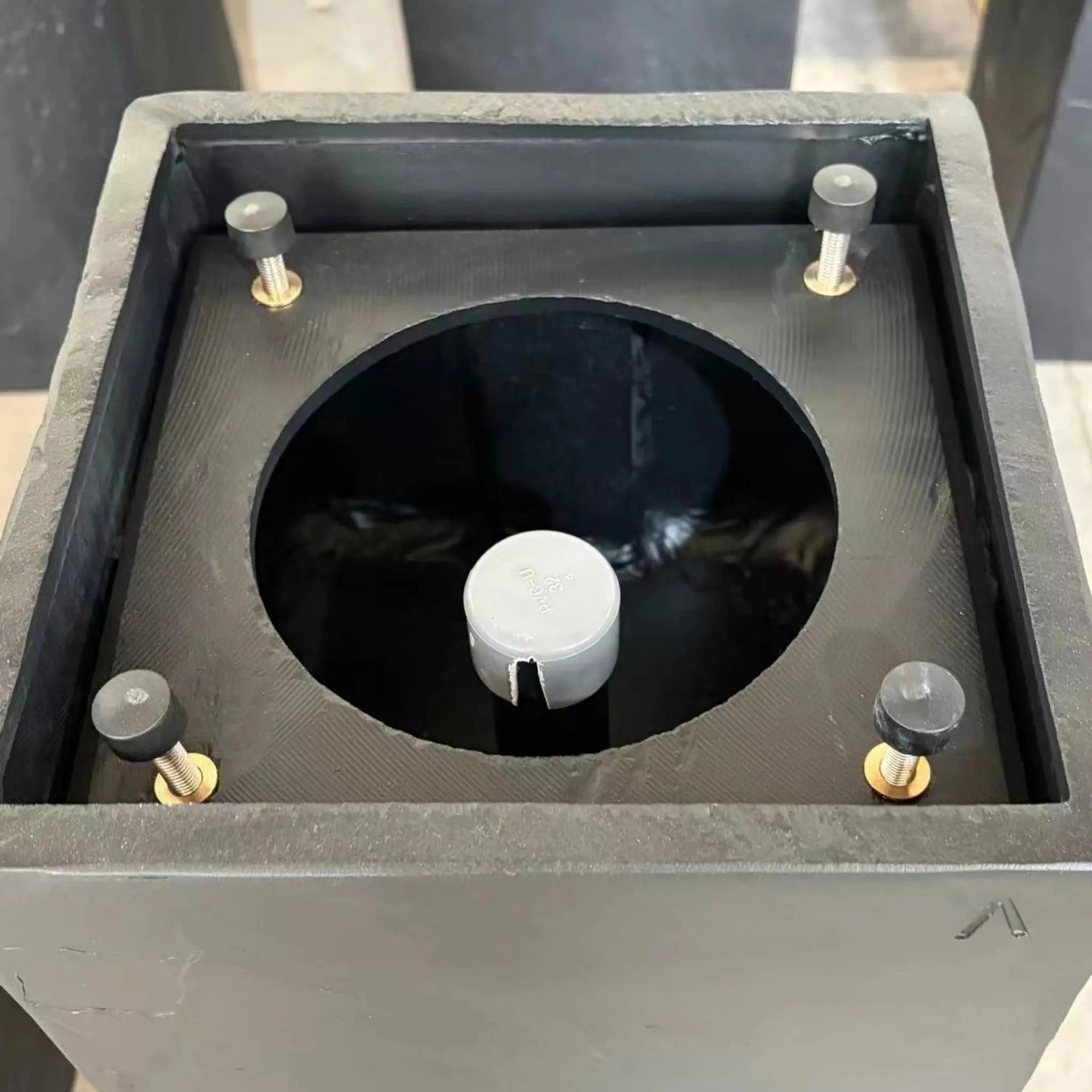 Säule Brunnen NEO Anthrazit 25x25x72.5cm - CLIMAQUA