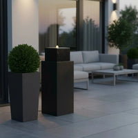 Säule Brunnen NEO Anthrazit 25x25x72.5cm