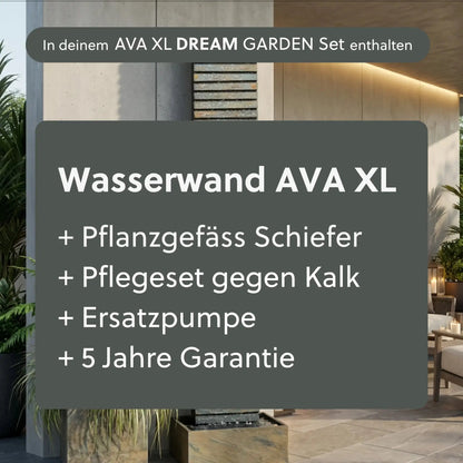 Wasserwand AVA XL DREAM GARDEN Set - CLIMAQUA