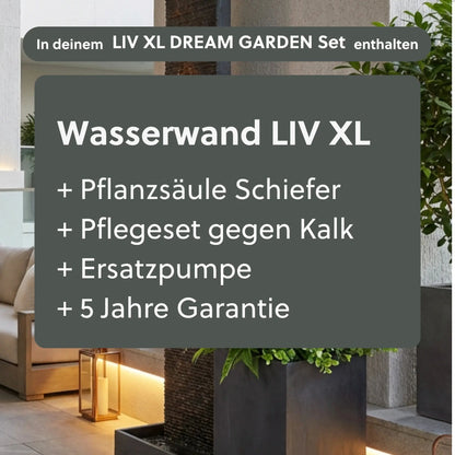 Wasserwand LIV XL DREAM GARDEN SET - CLIMAQUA