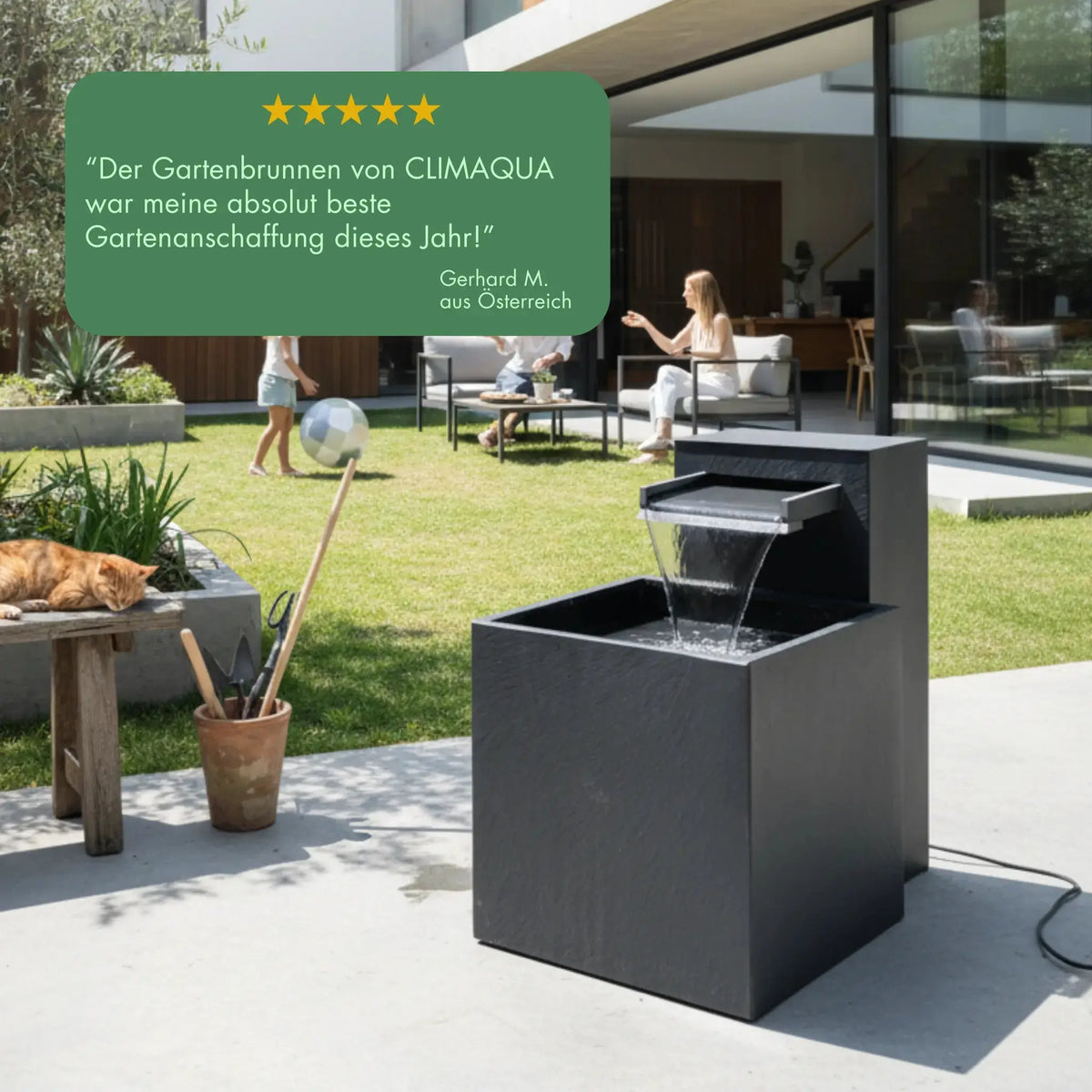 Gartenbrunnen SAMUI 60 DREAM LIVING Set - CLIMAQUA
