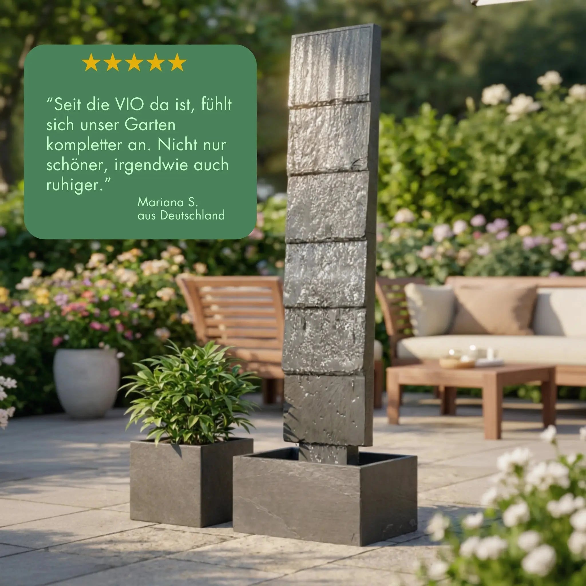 Wasserwand VIO PURE GARDEN Set - CLIMAQUA