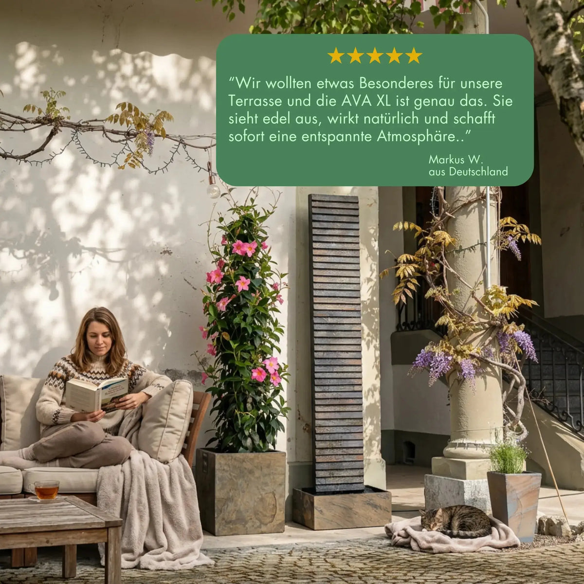 Wasserwand AVA XL DREAM GARDEN Set - CLIMAQUA (KI-Inhalte)