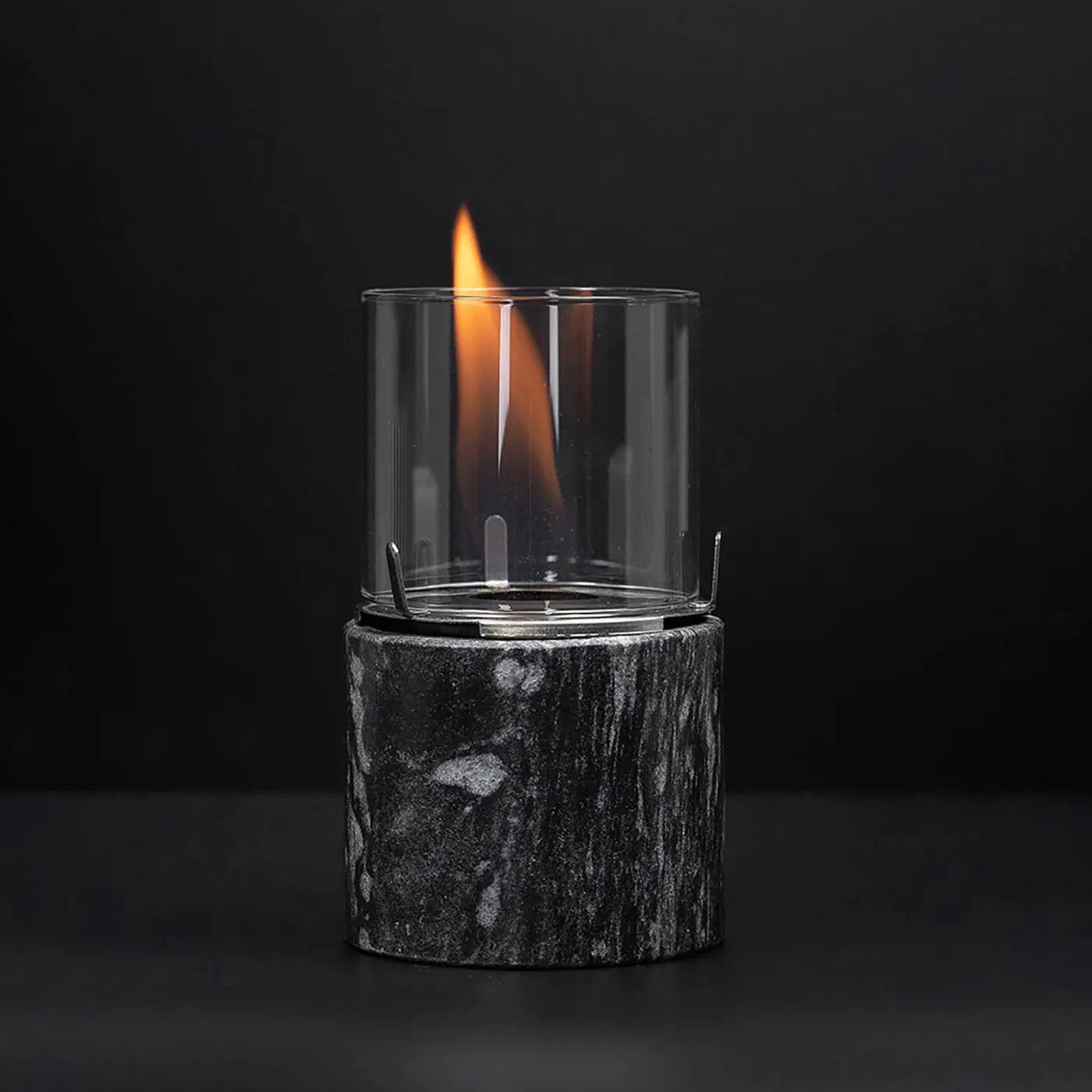 Tischfeuer Marmor Schwarz PINO S BLACK - CLIMAQUA