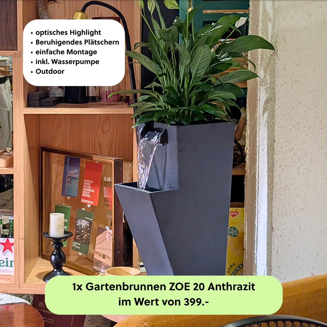 ZOE 20 PURE LIVING Set Anthrazit - CLIMAQUA