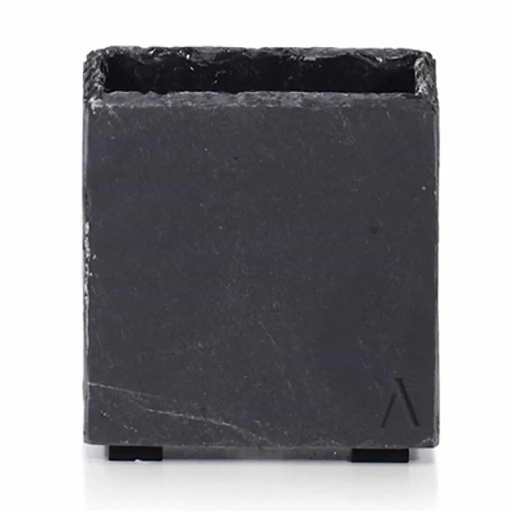 Übertopf Würfel 13x13x13 cm cm Schiefer Schwarz CUBI 13 Rusty - CLIMAQUA