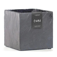 CUBI 31 Anthrazit – Übertopf Würfel 29x29x29 cm Schiefer Schwarz