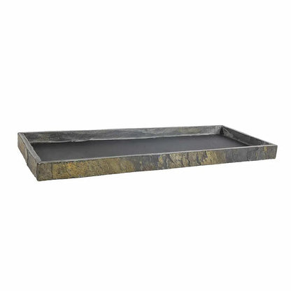 Untersetzer 55x23x3 cm Naturschiefer Braun TRAY 50 Rusty - CLIMAQUA