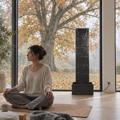 CLIMAQUA Fountains Waterwall VIO L Anthracite - CLIMAQUA (KI-Inhalte)