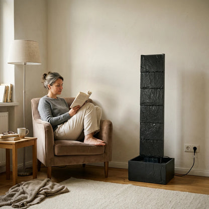 CLIMAQUA Fountains Waterwall VIO L Anthracite - CLIMAQUA (KI-Inhalte)