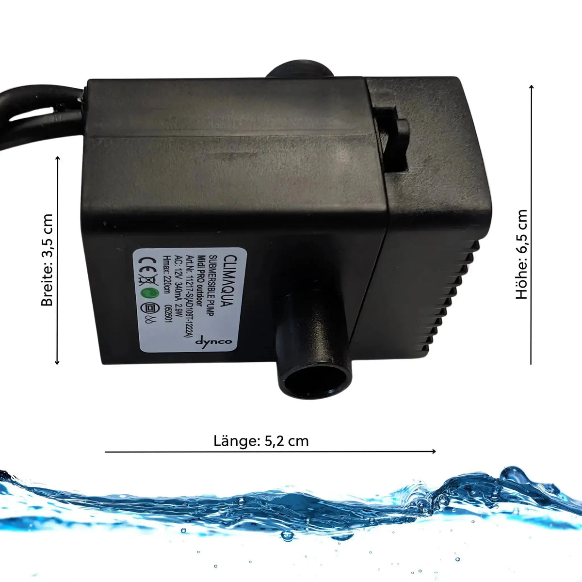 Wasserpumpe Pump MIDI PRO Outdoor 150cm - CLIMAQUA
