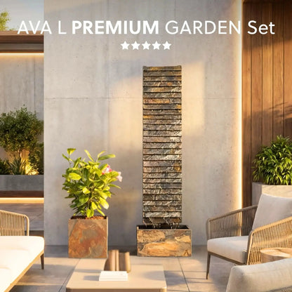 Wasserwand AVA L PREMIUM GARDEN Set - CLIMAQUA