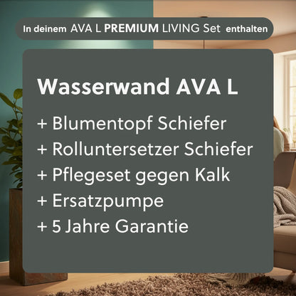 Wasserwand AVA L PREMIUM LIVING Set - CLIMAQUA