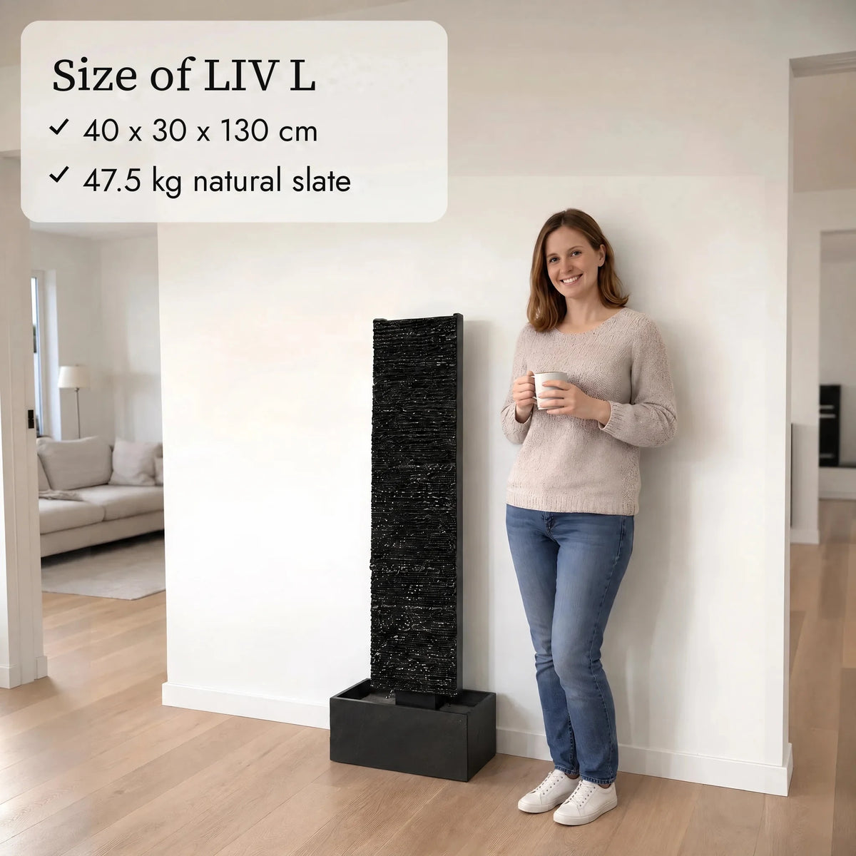 Size of the LIV L water wall (AI content)