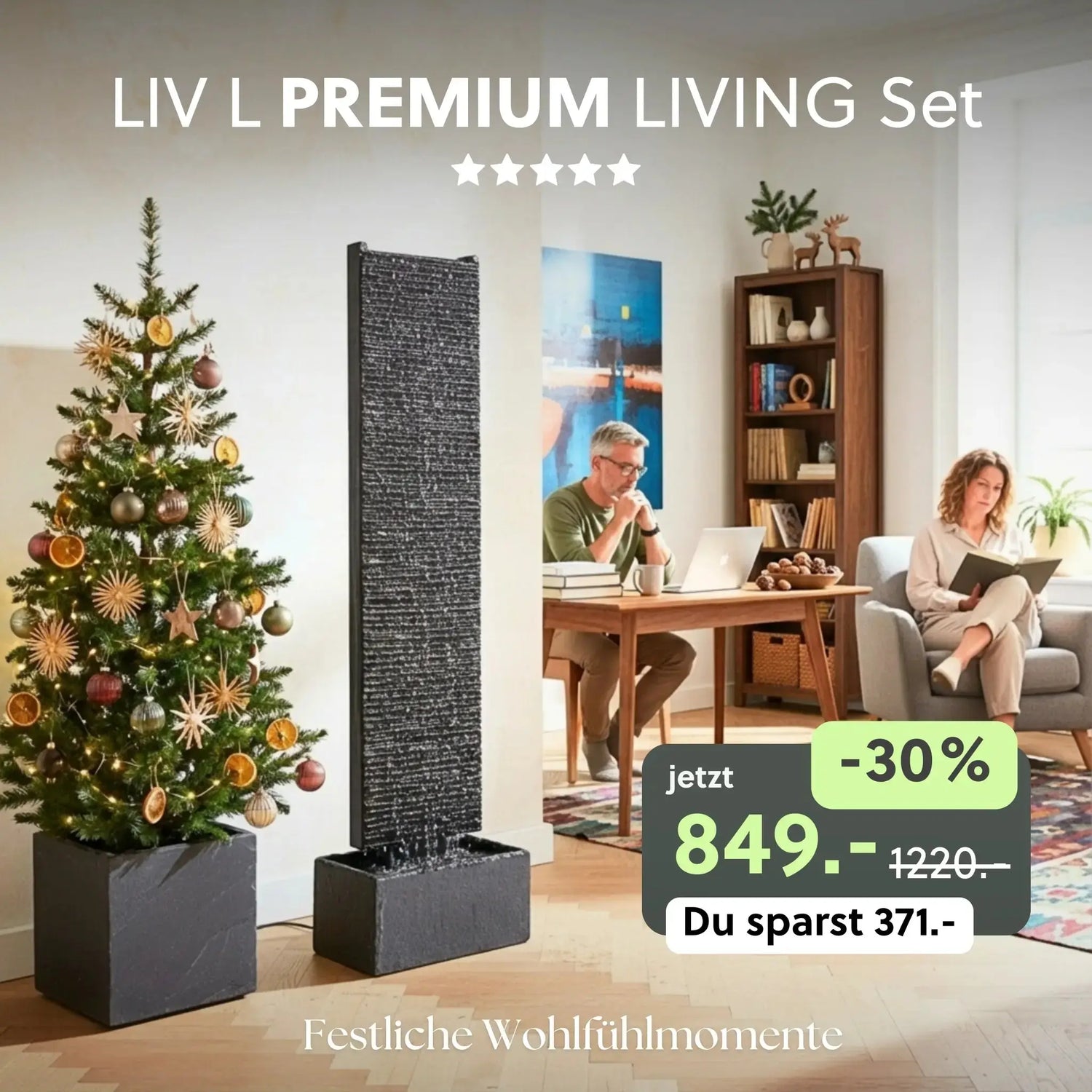 Wasserwand Set LIV L PREMIUM LIVING - CLIMAQUA