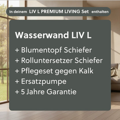 Wasserwand Set LIV L PREMIUM LIVING - CLIMAQUA