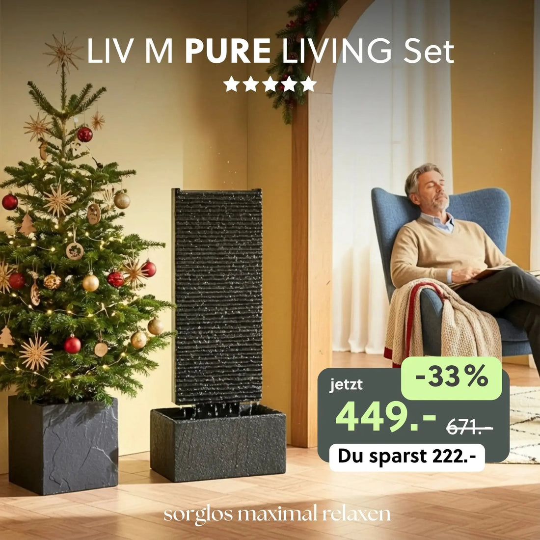 Wasserwand Set LIV M PURE LIVING - CLIMAQUA