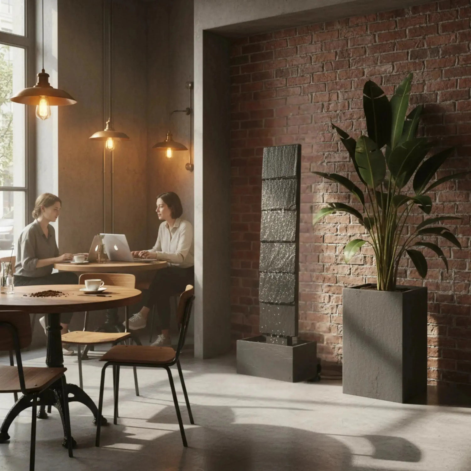 CLIMAQUA Fountains Waterwall VIO L Anthracite - CLIMAQUA