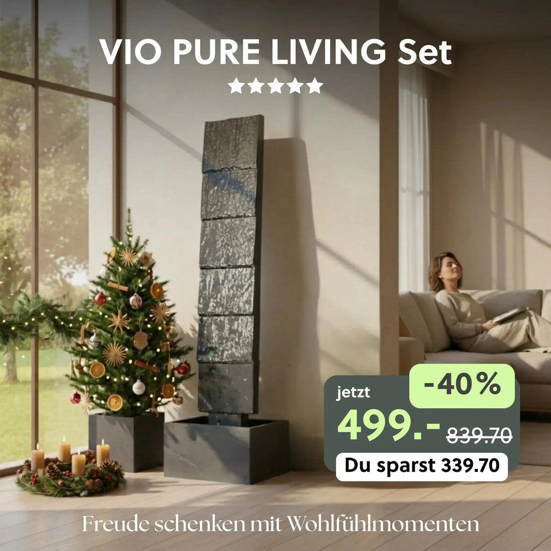 Wasserwand Set VIO PURE LIVING - CLIMAQUA