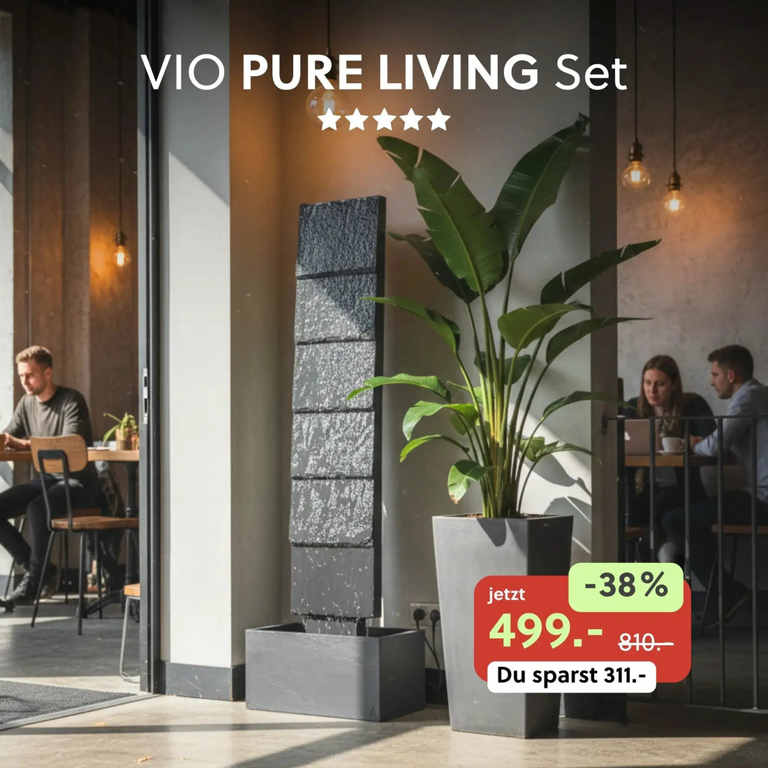 Wasserwand Set VIO PURE LIVING - CLIMAQUA