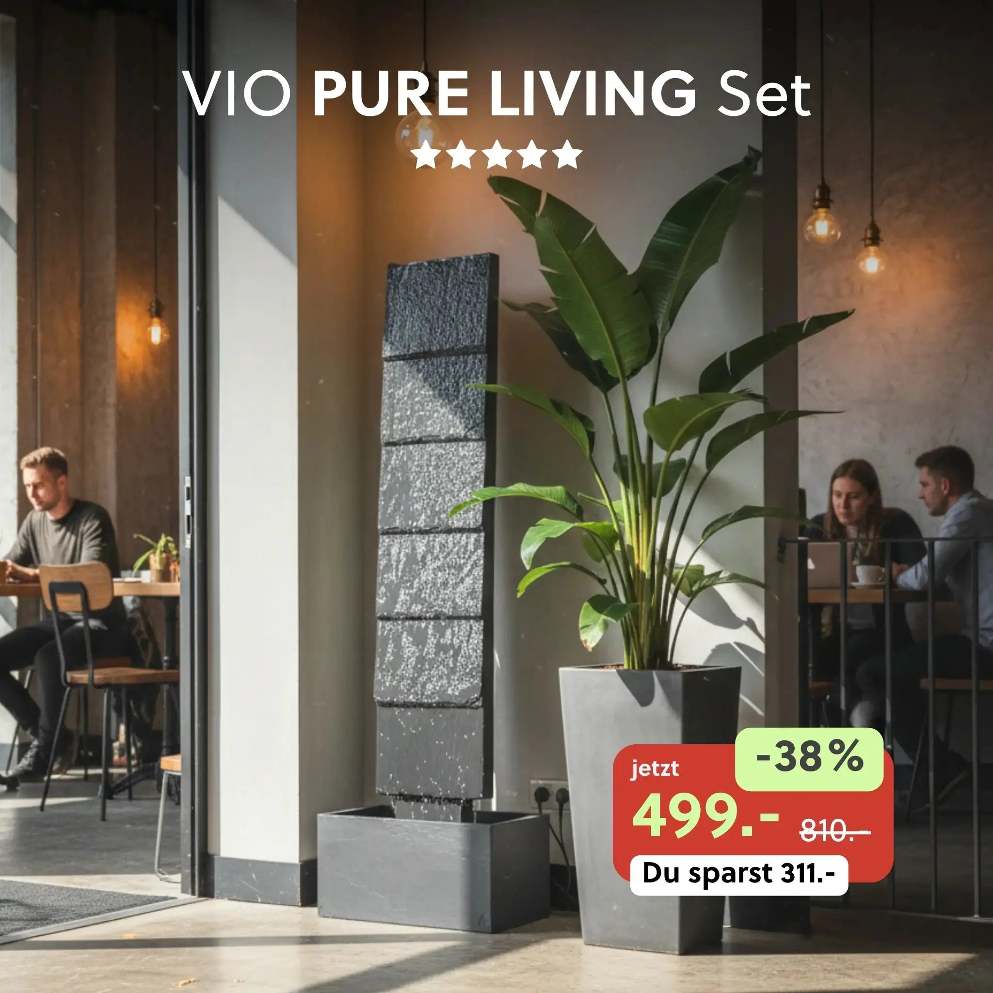 Wasserwand Set VIO PURE LIVING - CLIMAQUA