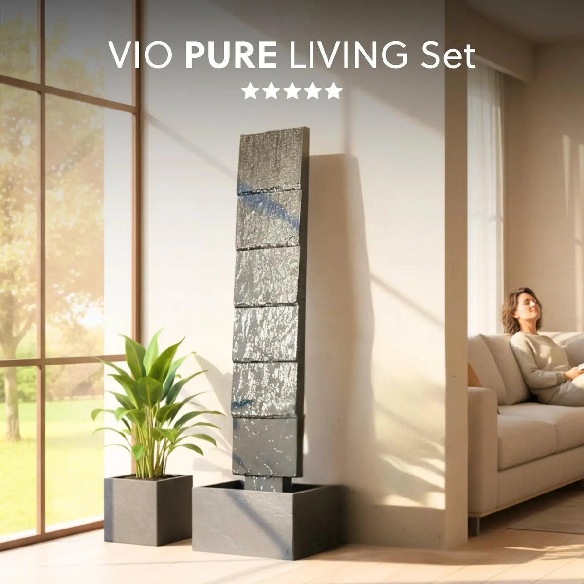 Wasserwand Set VIO PURE LIVING Set - CLIMAQUA (KI-Inhalte)