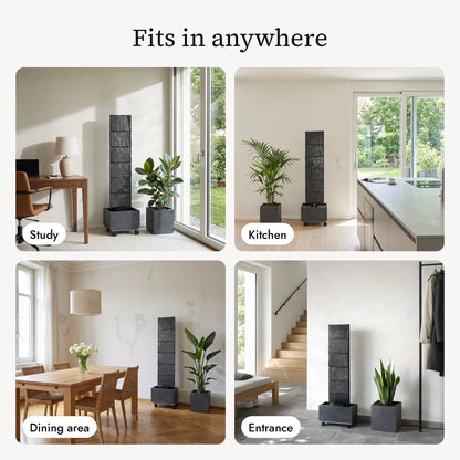 VIO L PURE LIVING Set in the office, bedroom, dining area and entrance (AI content)