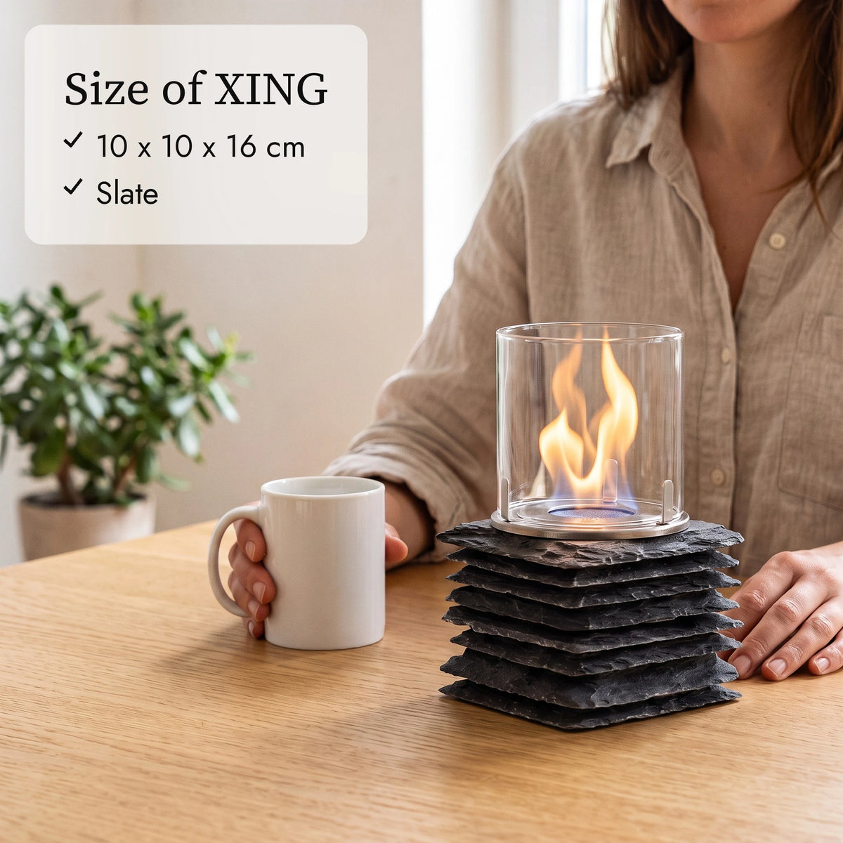 Size of the XING table fire (AI content)