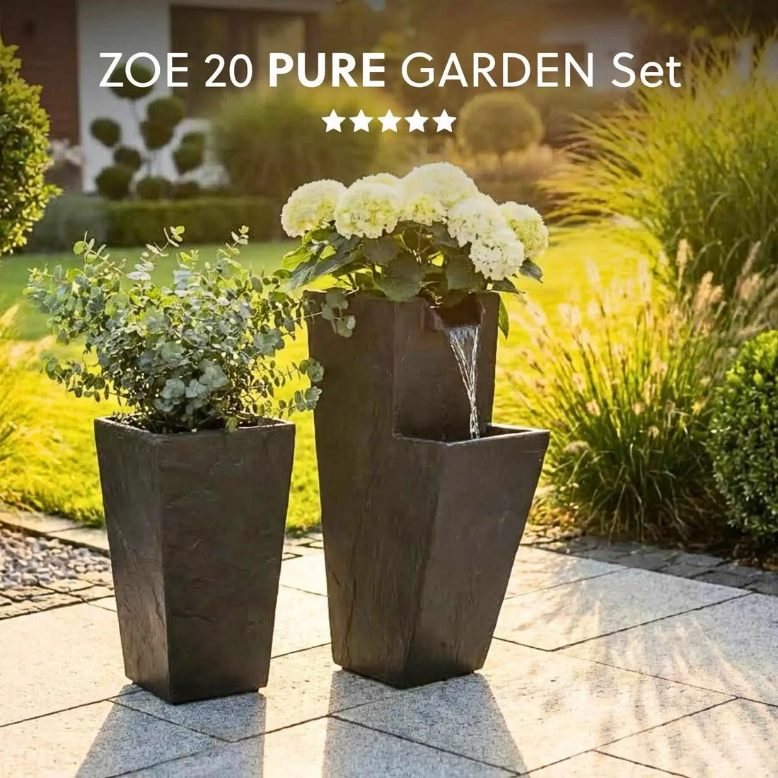 ZOE 20 PURE GARDEN Set Anthrazit - CLIMAQUA