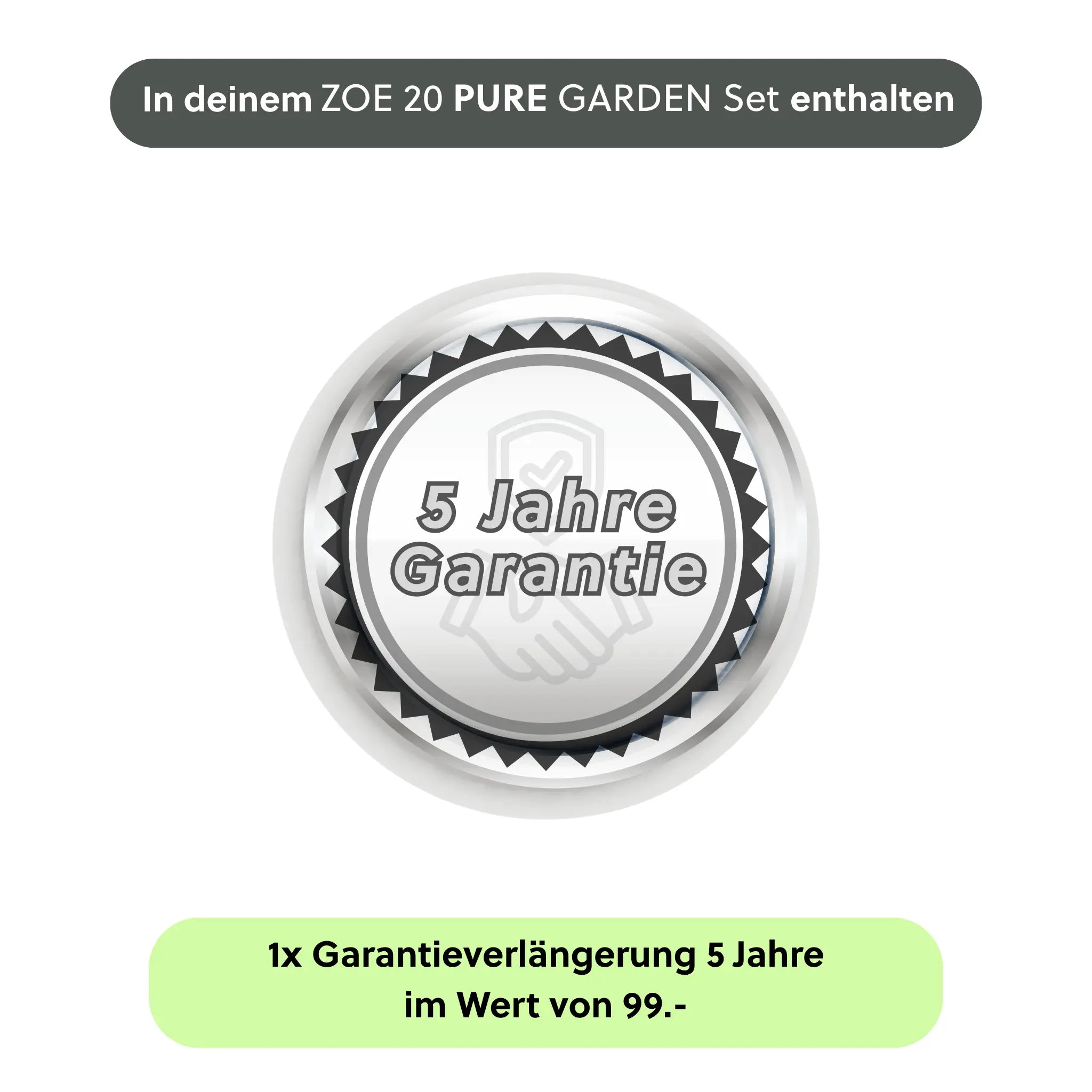 ZOE 20 PURE GARTEN Set Anthrazit - CLIMAQUA