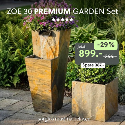 ZOE 30 PREMIUM GARDEN Set Rusty - CLIMAQUA