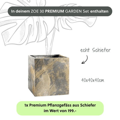 ZOE 30 PREMIUM GARDEN Set Rusty - CLIMAQUA