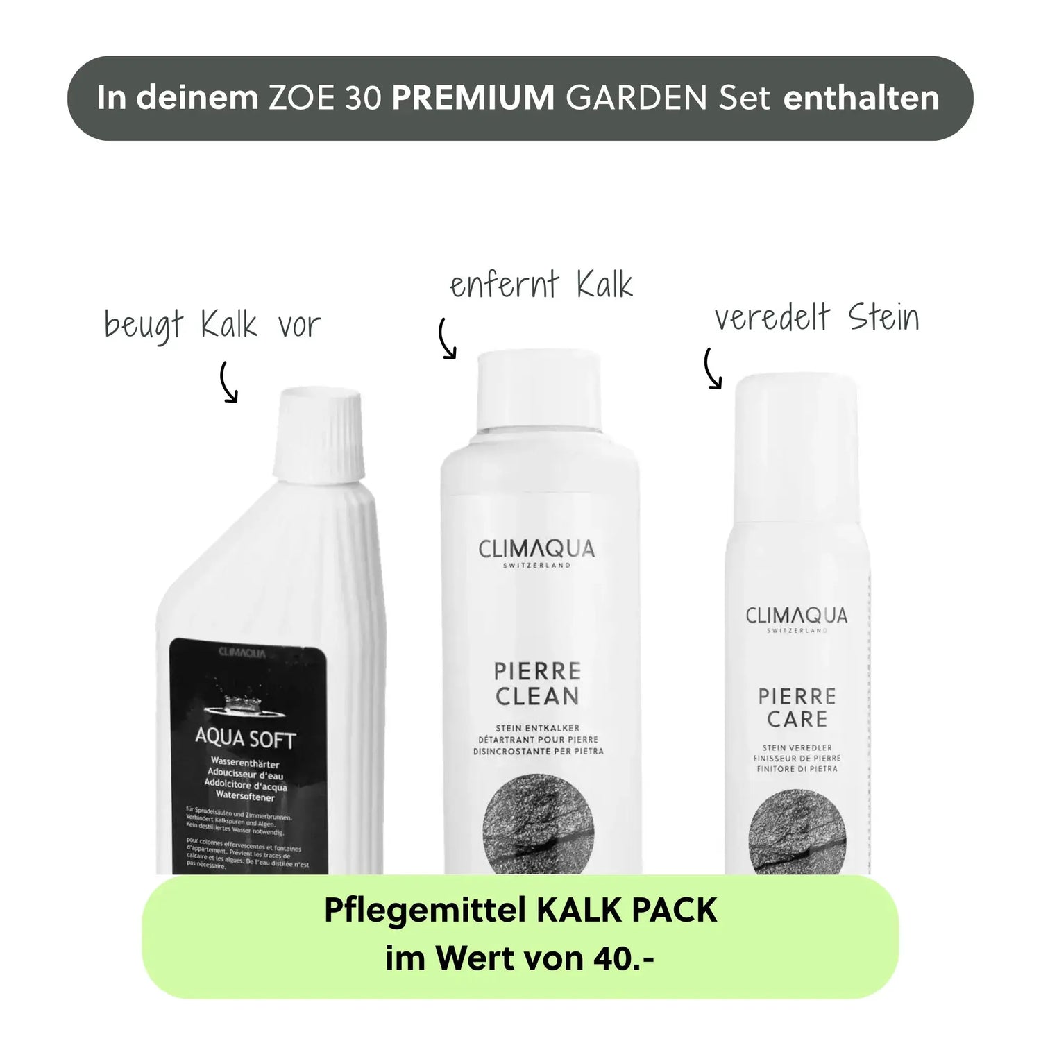 ZOE 30 PREMIUM GARDEN Set Rusty - CLIMAQUA