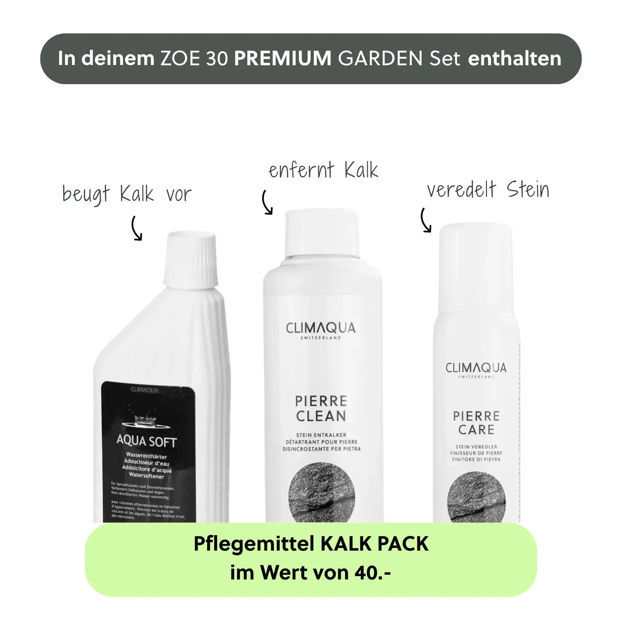ZOE 30 PREMIUM GARDEN Set Rusty - CLIMAQUA