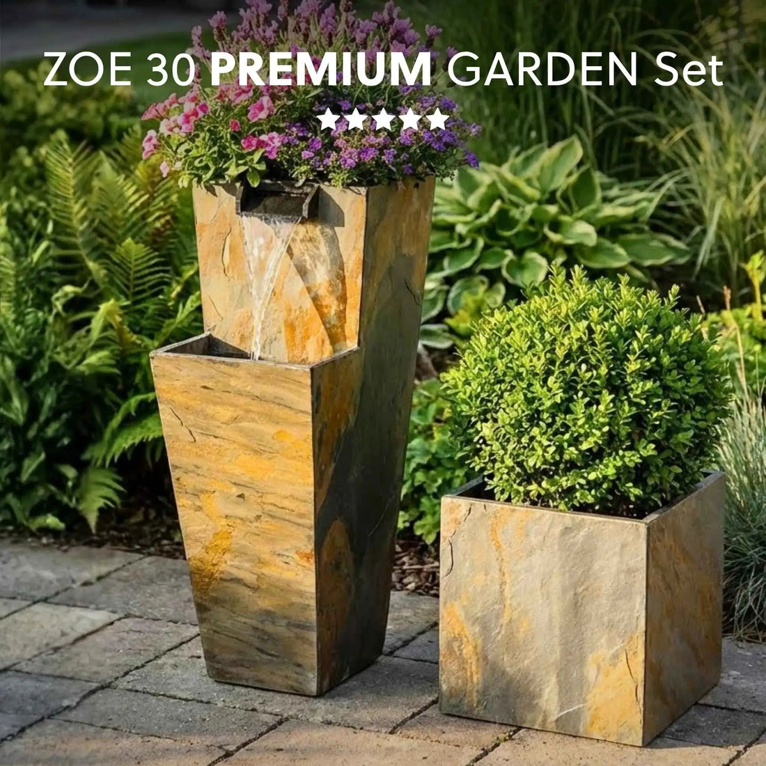 ZOE 30 PREMIUM GARDEN Set Rusty - CLIMAQUA