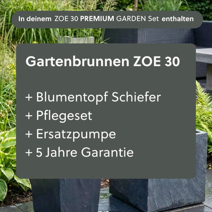 ZOE 30 PREMIUM GARTEN Set Anthrazit - CLIMAQUA