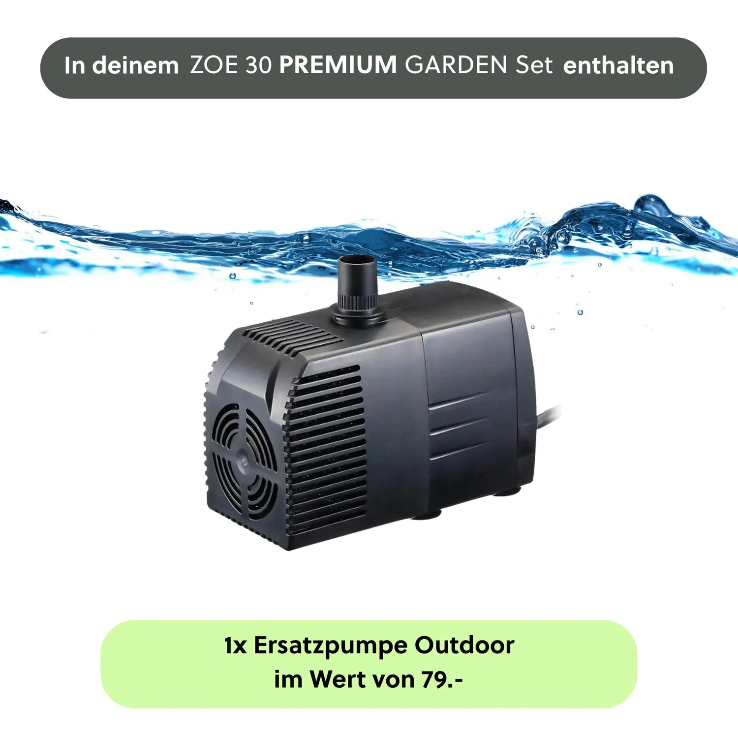ZOE 30 PREMIUM GARTEN Set Anthrazit - CLIMAQUA