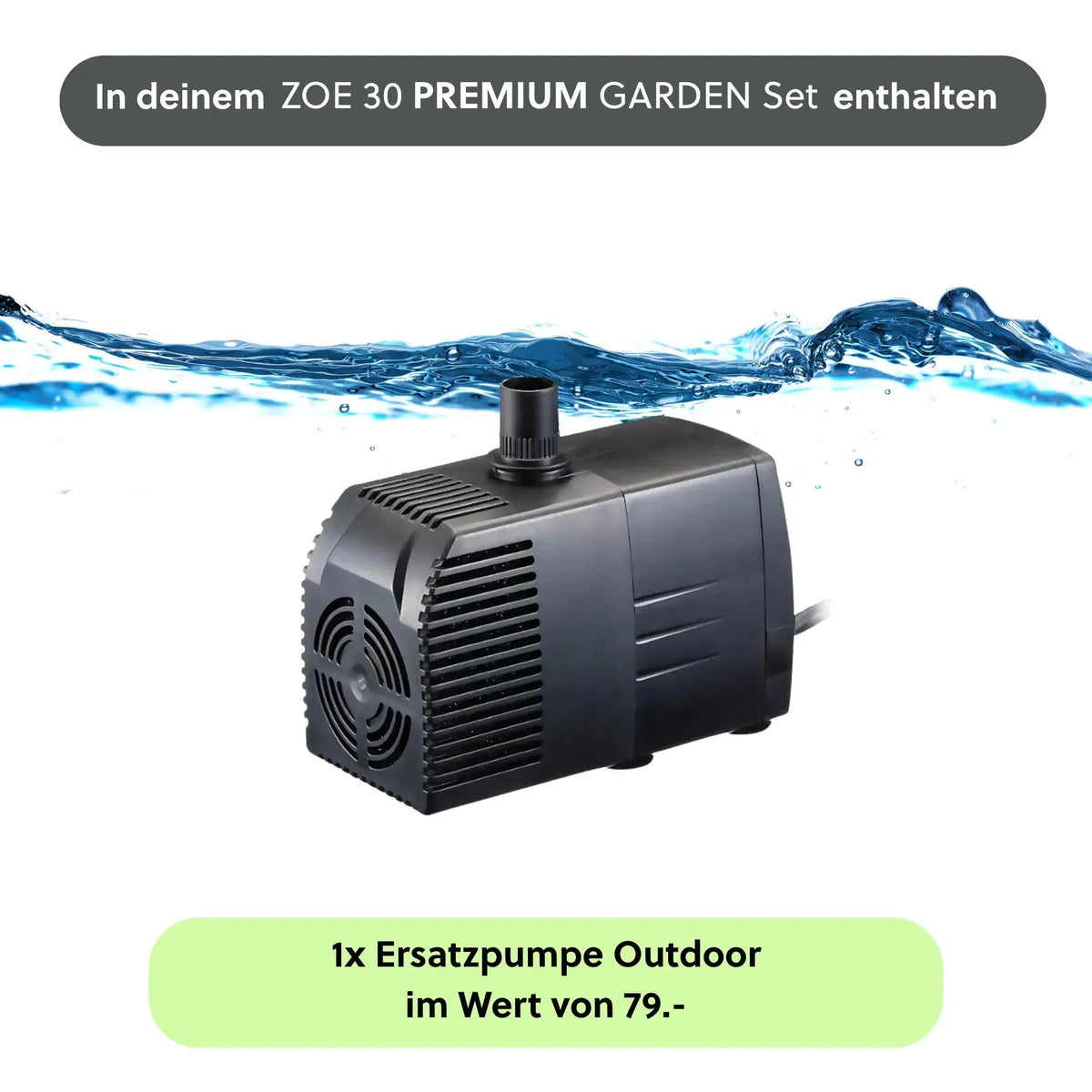ZOE 30 PREMIUM GARTEN Set Anthrazit - CLIMAQUA