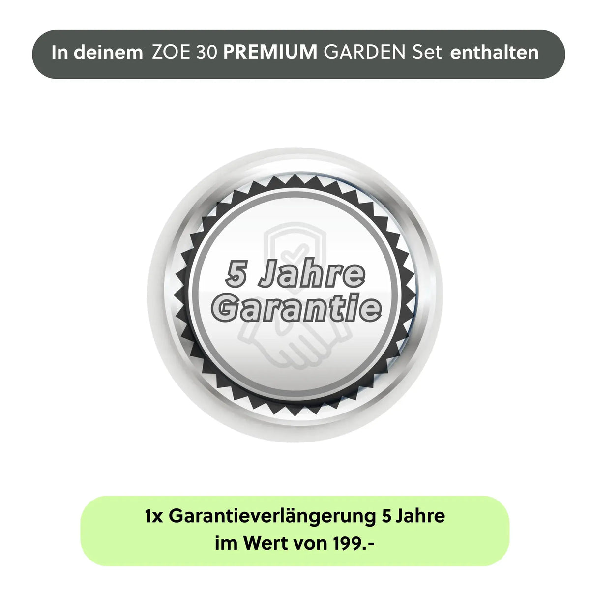ZOE 30 PREMIUM GARTEN Set Anthrazit - CLIMAQUA