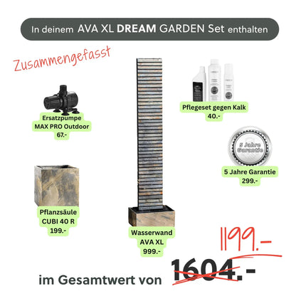 Wasserwand AVA XL DREAM GARDEN Set - CLIMAQUA