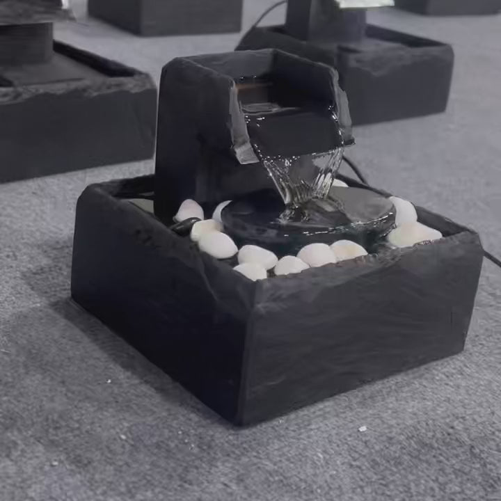 Zimmerbrunnen SAMUI in der Produktion von CLIMAQUA