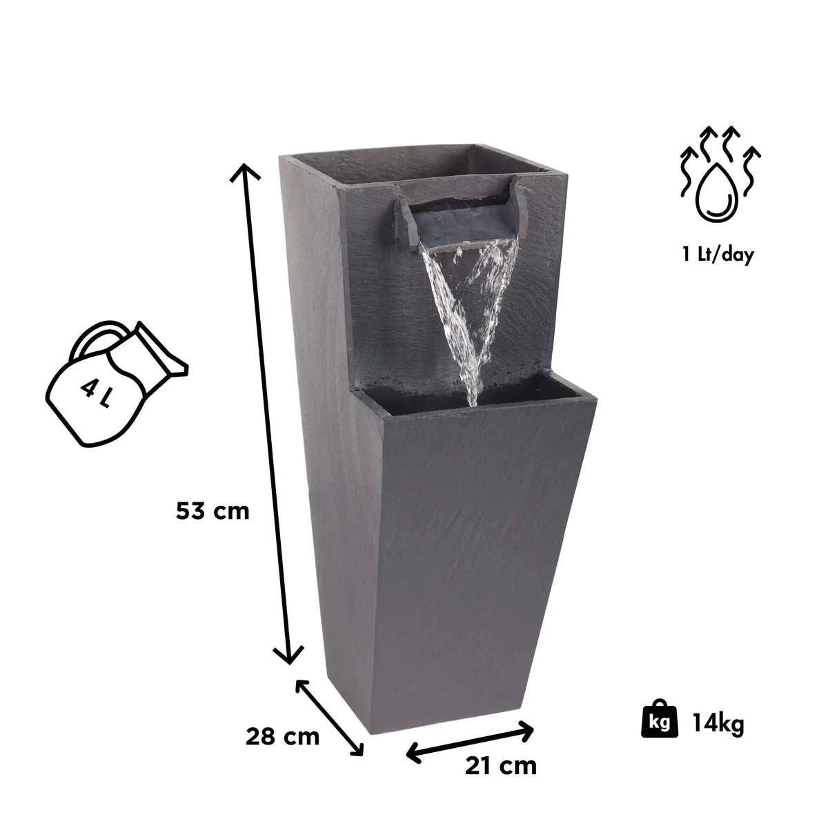 ZOE 20 PURE LIVING Set Anthrazit - CLIMAQUA